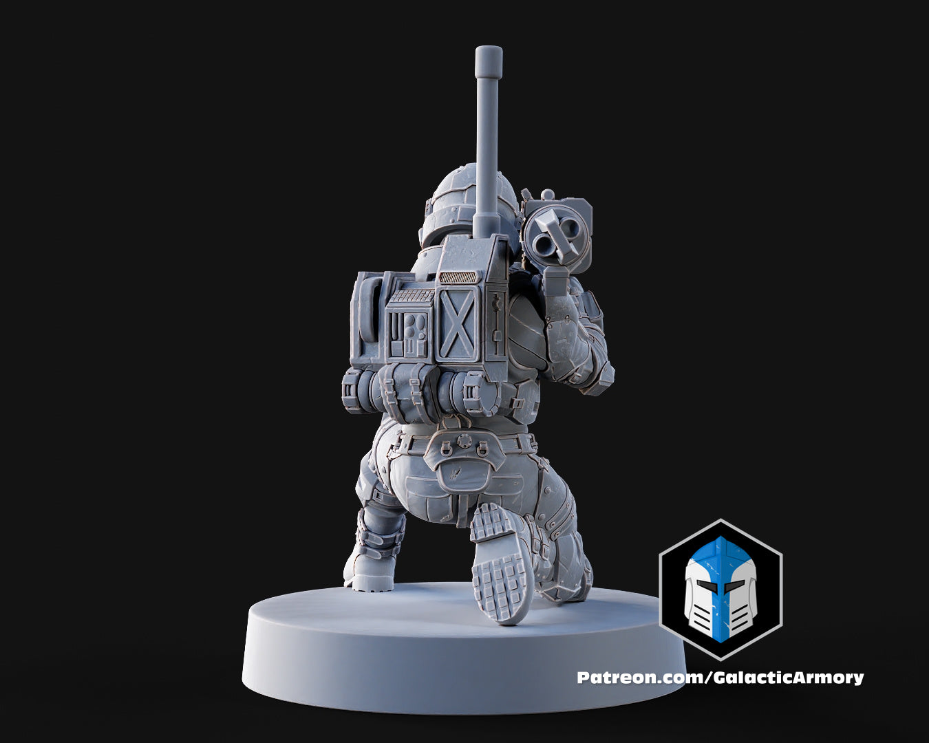 1:48 Scale Halo UNSC Marine Miniatures - 3D Print Files