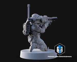 1:48 Scale Halo UNSC Marine Miniatures - 3D Print Files