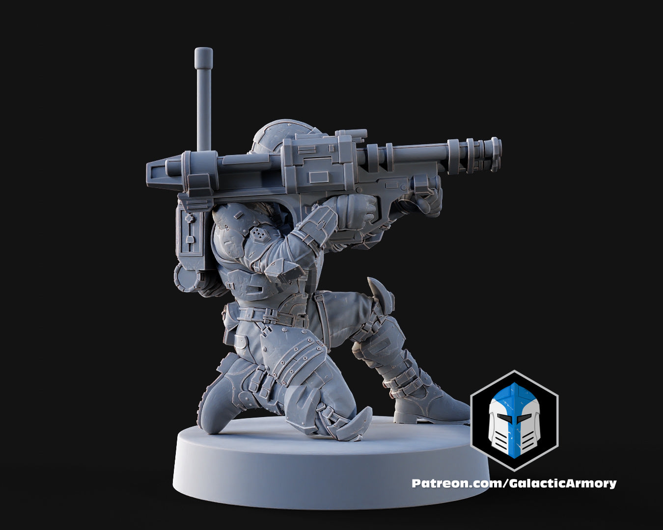 1:48 Scale Halo UNSC Marine Miniatures - 3D Print Files