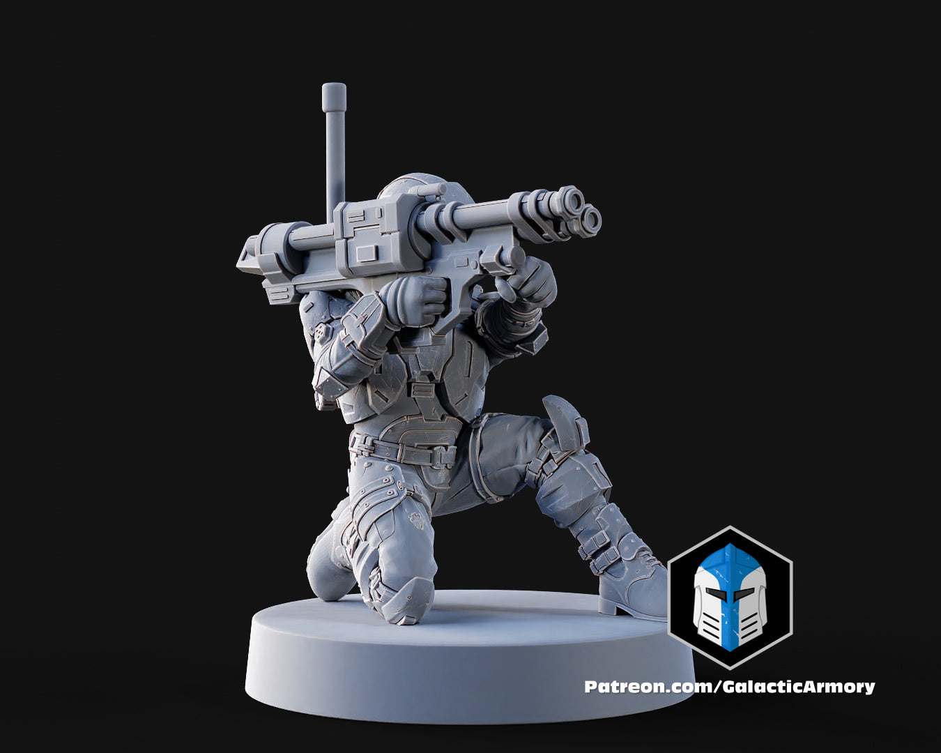 1:48 Scale Halo UNSC Marine Miniatures - 3D Print Files