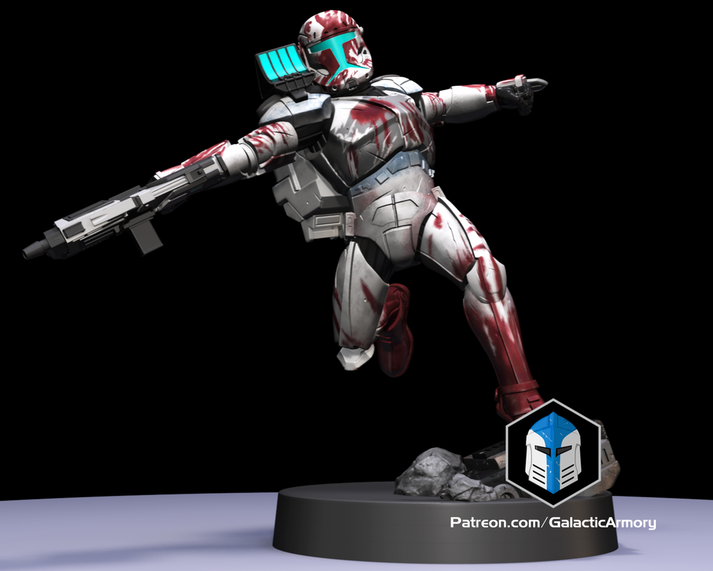 1:48 Scale Republic Commando Miniatures - 3D Print Files – Galactic Armory