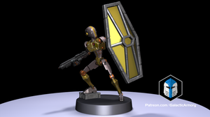 1:48 Scale Battle Droid Army - BX Commando Droids - 3D Print Files