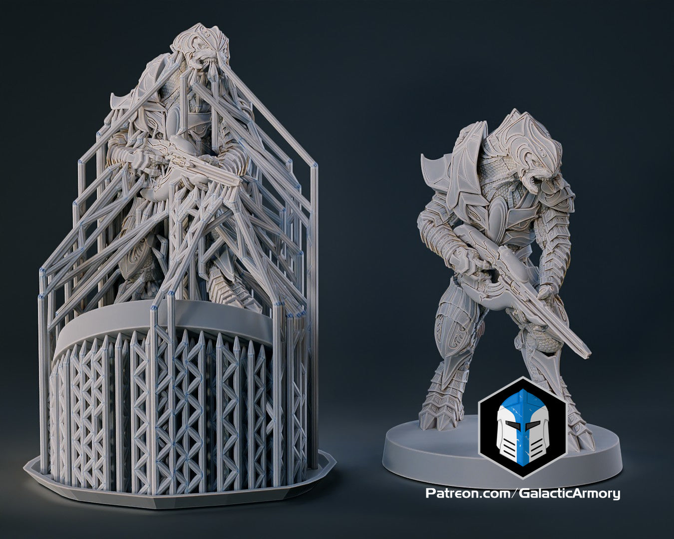 1:48 Scale Halo Arbiter Miniatures - 3D Print Files