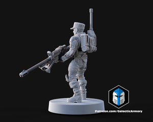 1:48 Scale Halo UNSC Marine Miniatures - 3D Print Files