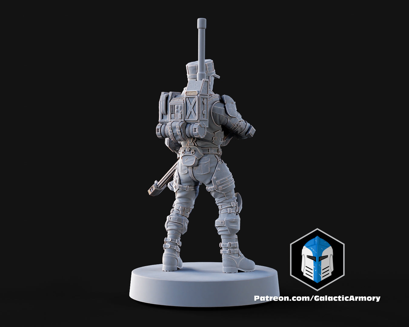 1:48 Scale Halo UNSC Marine Miniatures - 3D Print Files