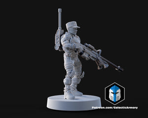 1:48 Scale Halo UNSC Marine Miniatures - 3D Print Files