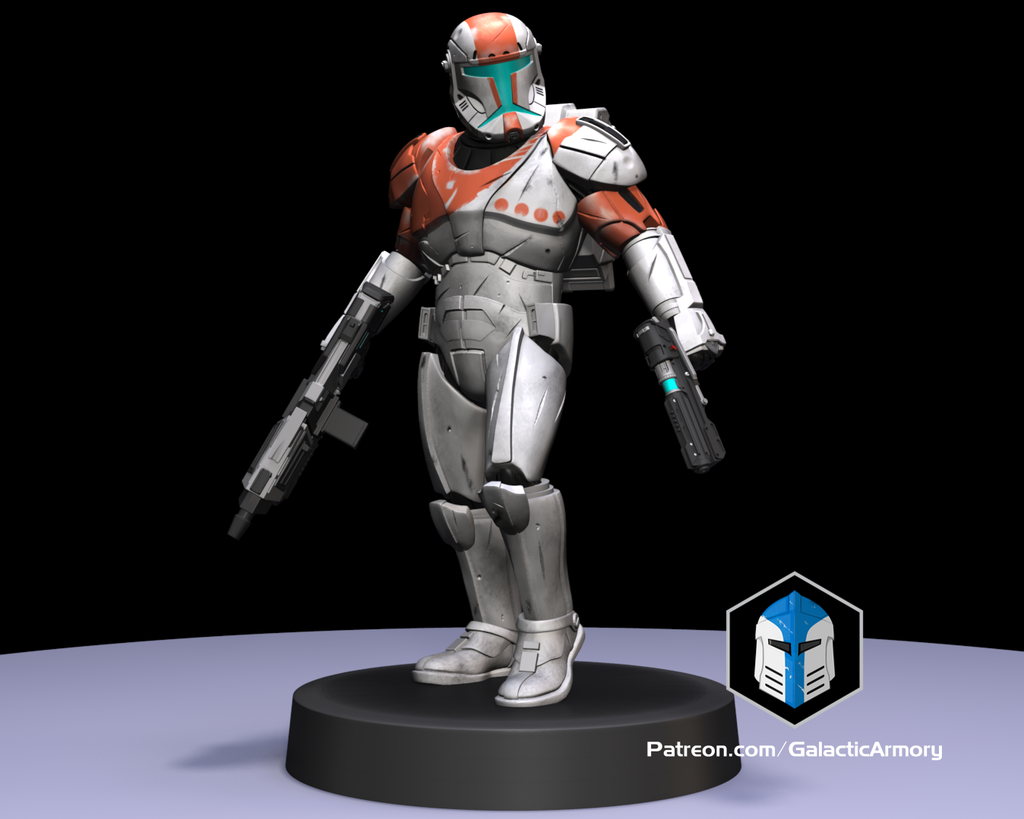 1:48 Scale Republic Commando Miniatures - 3D Print Files – Galactic Armory