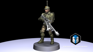 1:48 Scale Halo UNSC Marine Miniatures - 3D Print Files