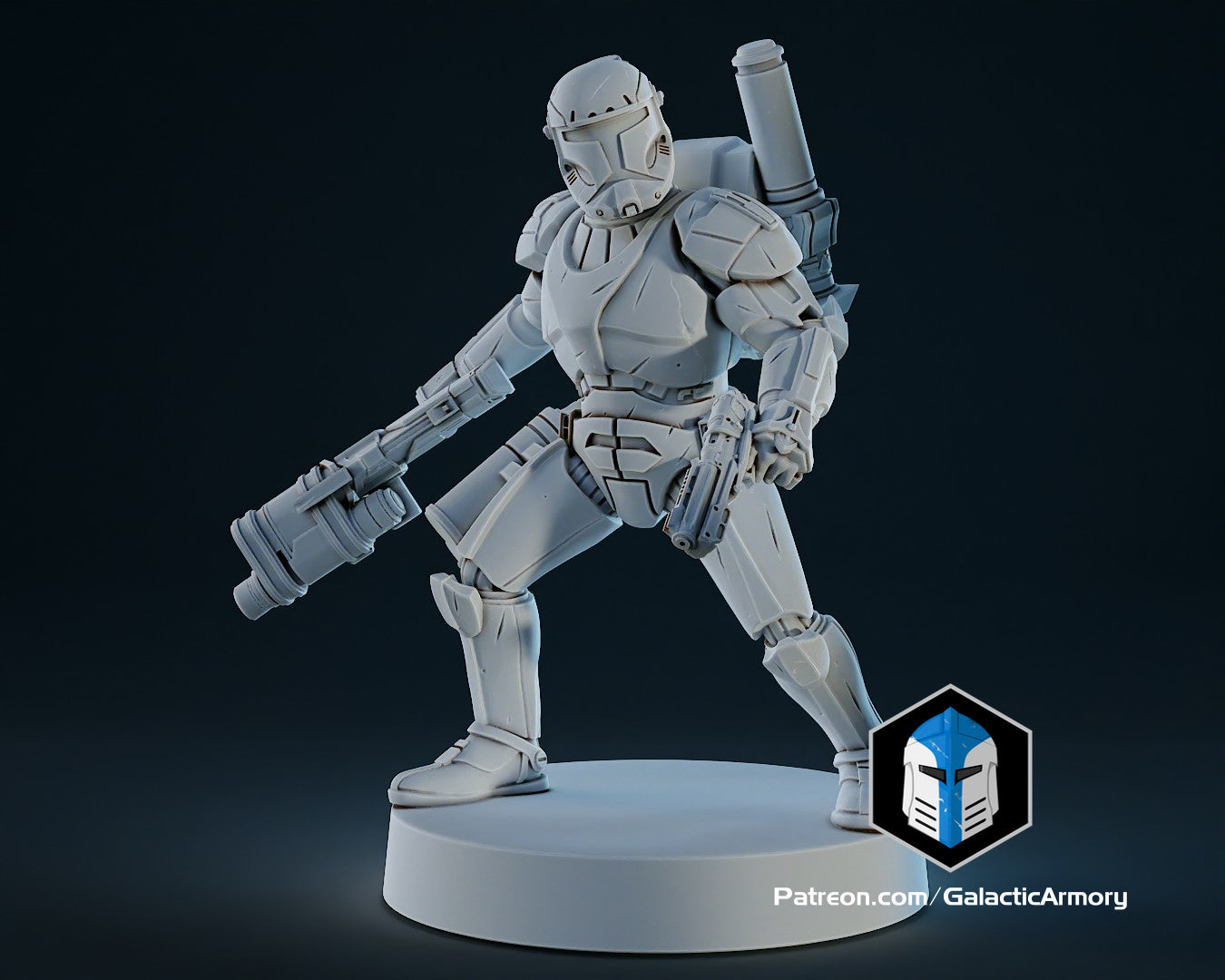 1:48 Scale Republic Commando Miniatures - 3D Print Files – Galactic Armory