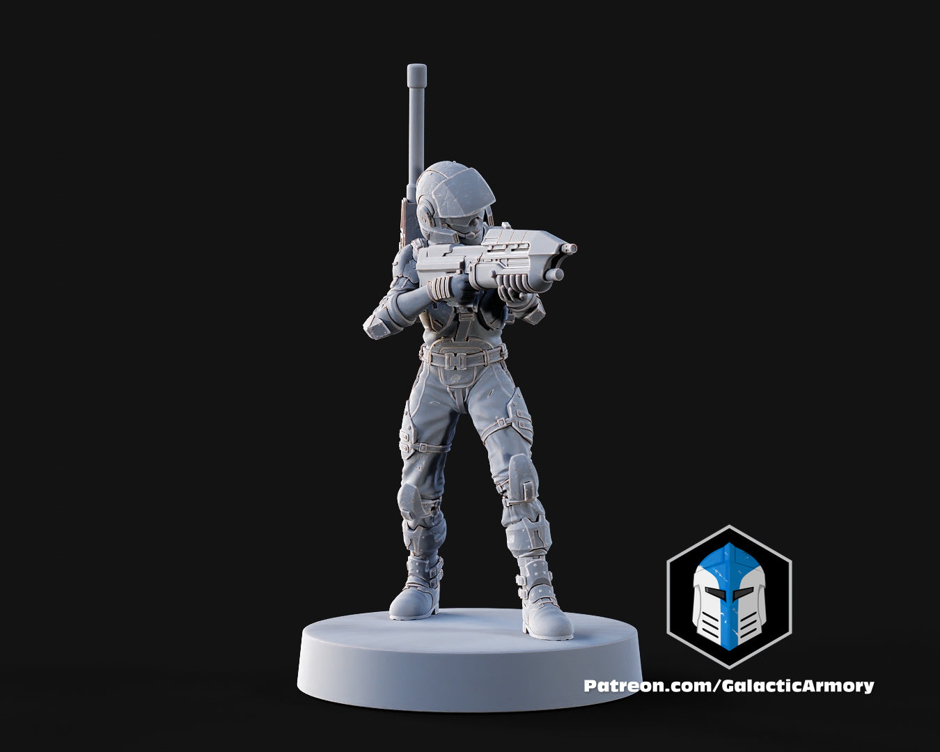 1:48 Scale Halo UNSC Marine Miniatures - 3D Print Files