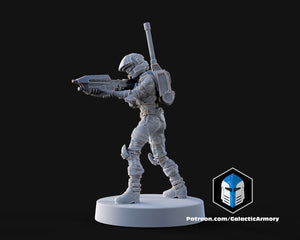 1:48 Scale Halo UNSC Marine Miniatures - 3D Print Files