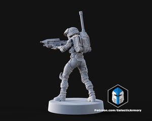 1:48 Scale Halo UNSC Marine Miniatures - 3D Print Files