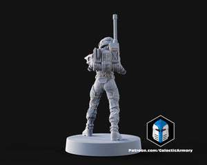 1:48 Scale Halo UNSC Marine Miniatures - 3D Print Files