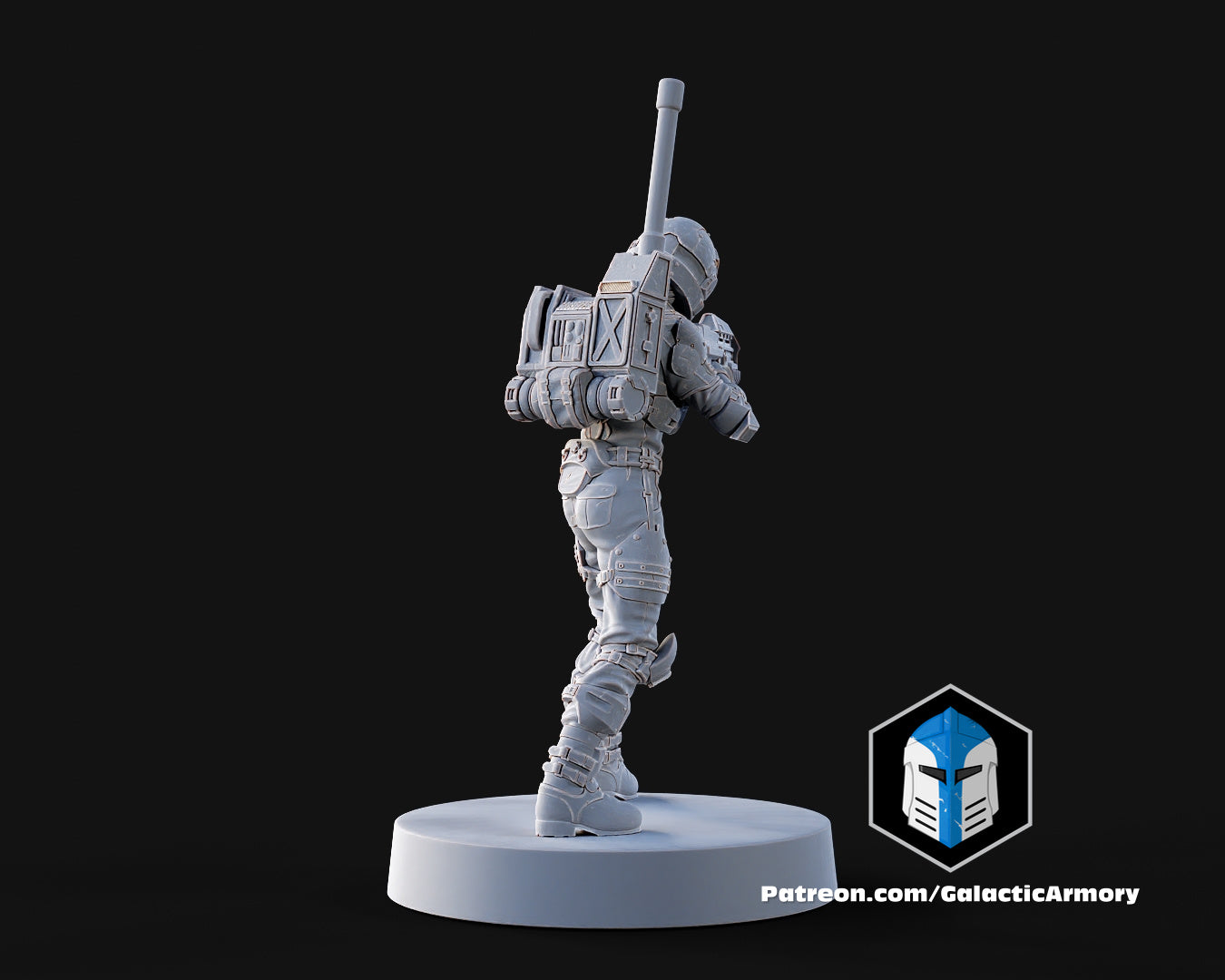 1:48 Scale Halo UNSC Marine Miniatures - 3D Print Files