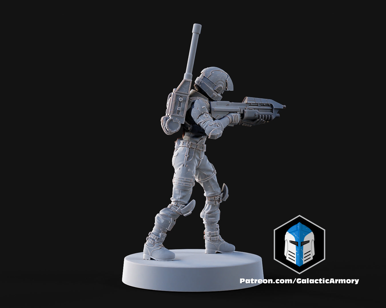 1:48 Scale Halo UNSC Marine Miniatures - 3D Print Files