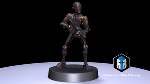 1:48 Scale Battle Droid Army - BX Commando Droids - 3D Print Files