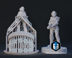 1:48 Scale Halo Alpha 9 ODST Miniatures - 3D Print Files