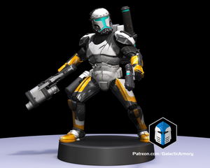 1:48 Scale Republic Commando Miniatures - 3D Print Files