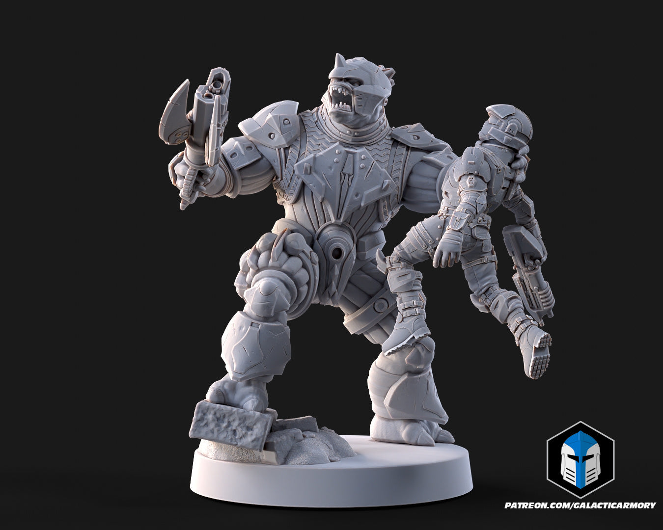 1:48 Scale Brute Miniatures - 3D Print Files