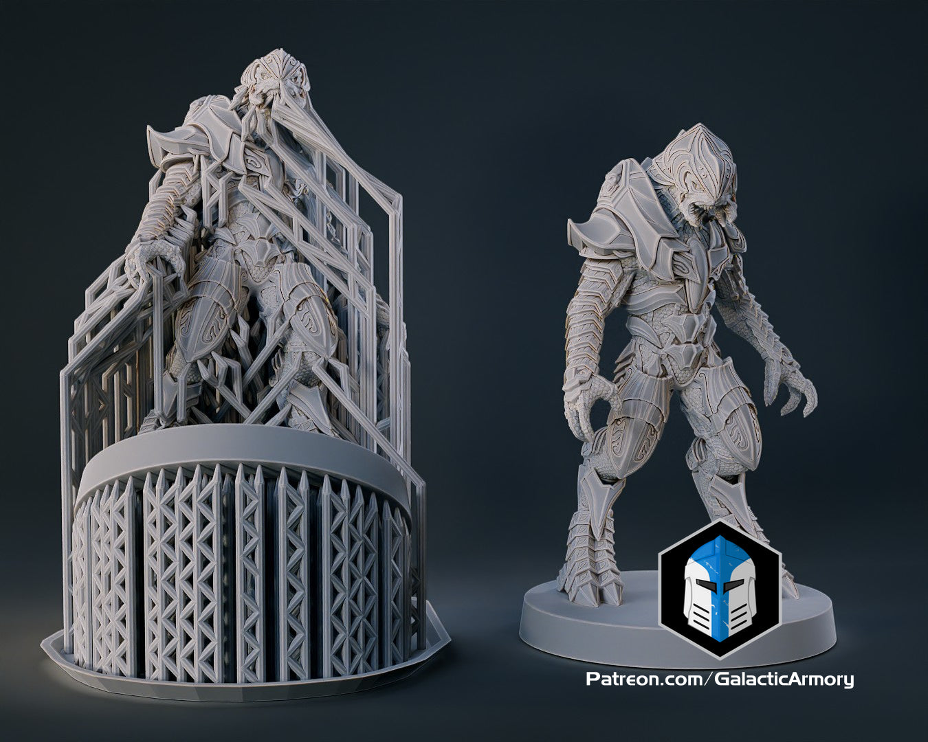 1:48 Scale Halo Arbiter Miniatures - 3D Print Files