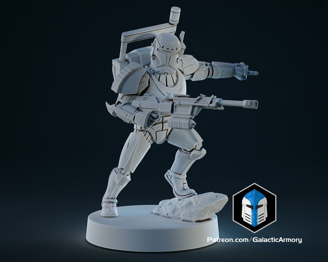 Republic Commando Miniatures im Maßstab 1:48 - 3D-Druckdateien