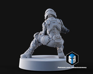 1:48 Scale Halo UNSC Marine Miniatures - 3D Print Files