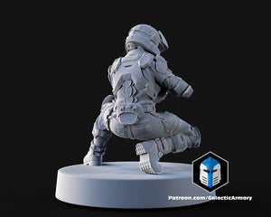 1:48 Scale Halo UNSC Marine Miniatures - 3D Print Files