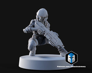 1:48 Scale Halo UNSC Marine Miniatures - 3D Print Files