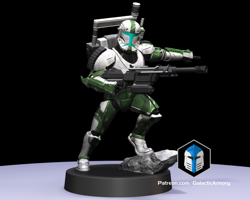 1:48 Scale Republic Commando Miniatures - 3D Print Files – Galactic Armory