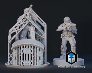 1:48 Scale Halo Alpha 9 ODST Miniatures - 3D Print Files