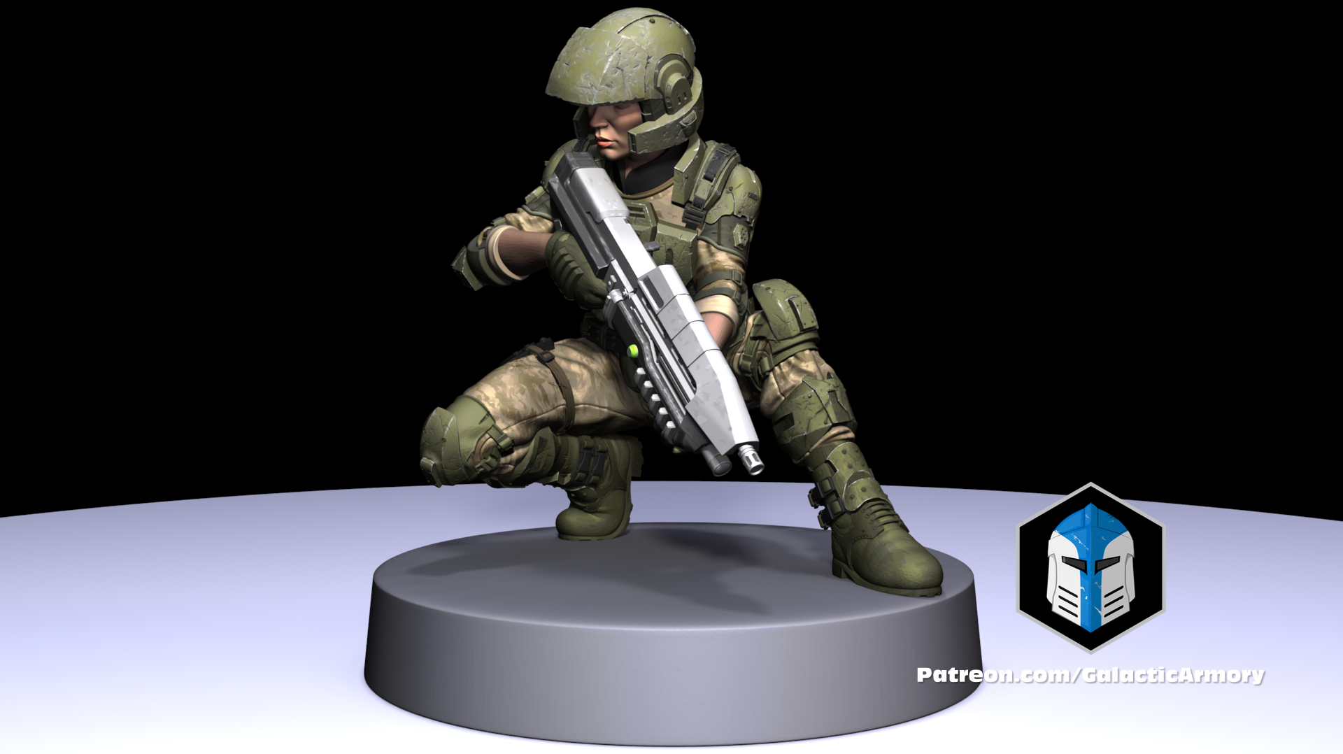 1:48 Scale Halo UNSC Marine Miniatures - 3D Print Files