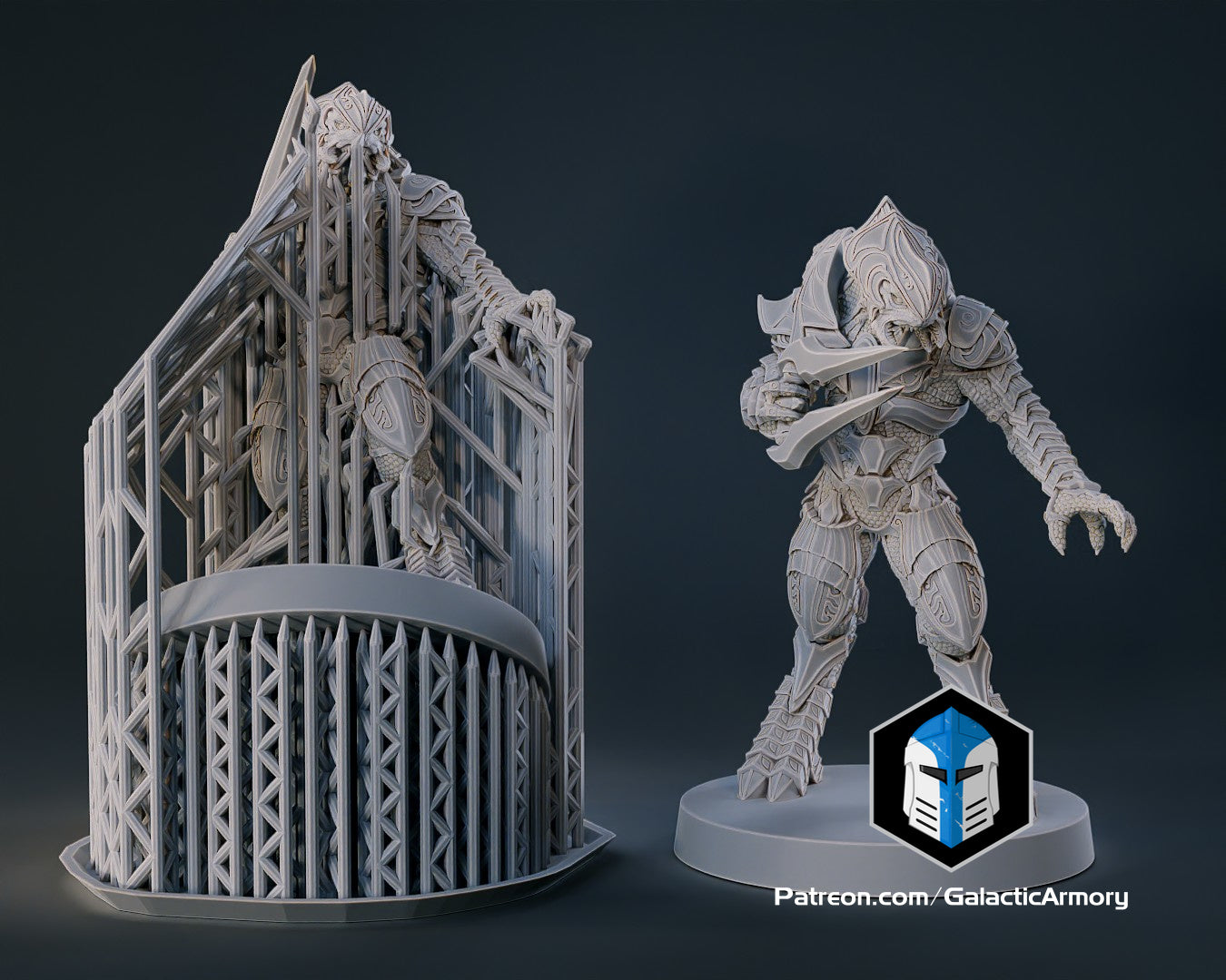 1:48 Scale Halo Arbiter Miniatures - 3D Print Files