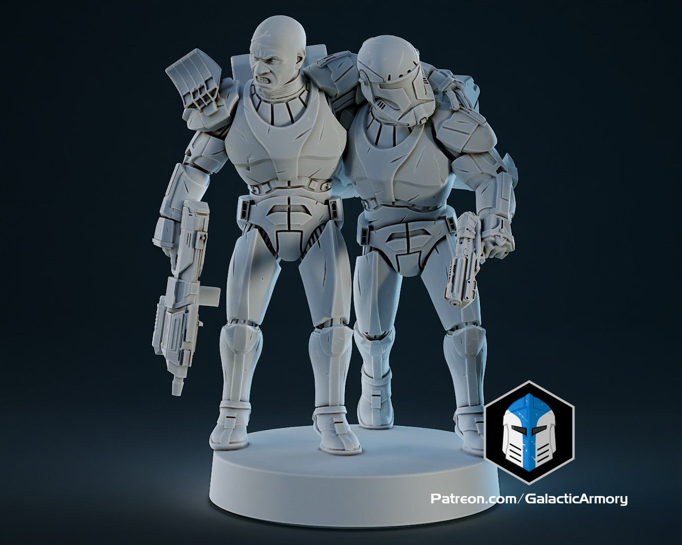 Republic Commando Miniatures im Maßstab 1:48 - 3D-Druckdateien