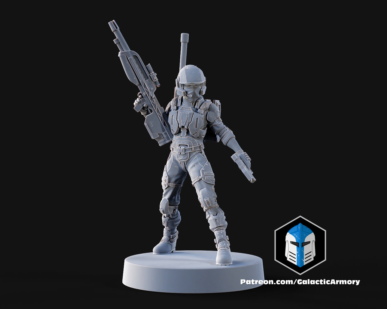 1:48 Scale Halo UNSC Marine Miniatures - 3D Print Files