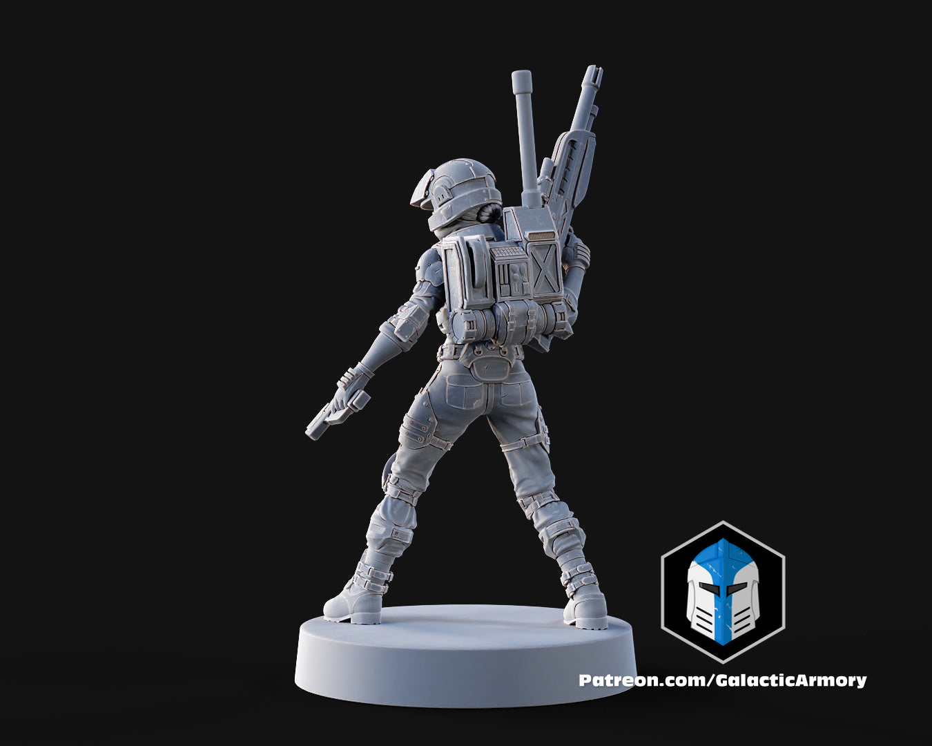 1:48 Scale Halo UNSC Marine Miniatures - 3D Print Files