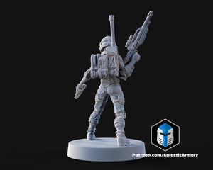 1:48 Scale Halo UNSC Marine Miniatures - 3D Print Files