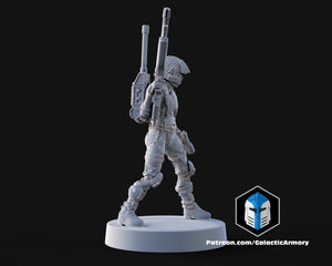 1:48 Scale Halo UNSC Marine Miniatures - 3D Print Files