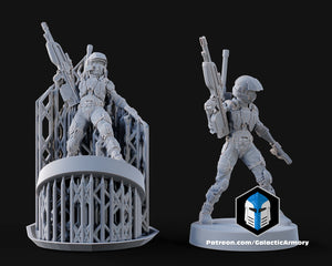 1:48 Scale Halo UNSC Marine Miniatures - 3D Print Files