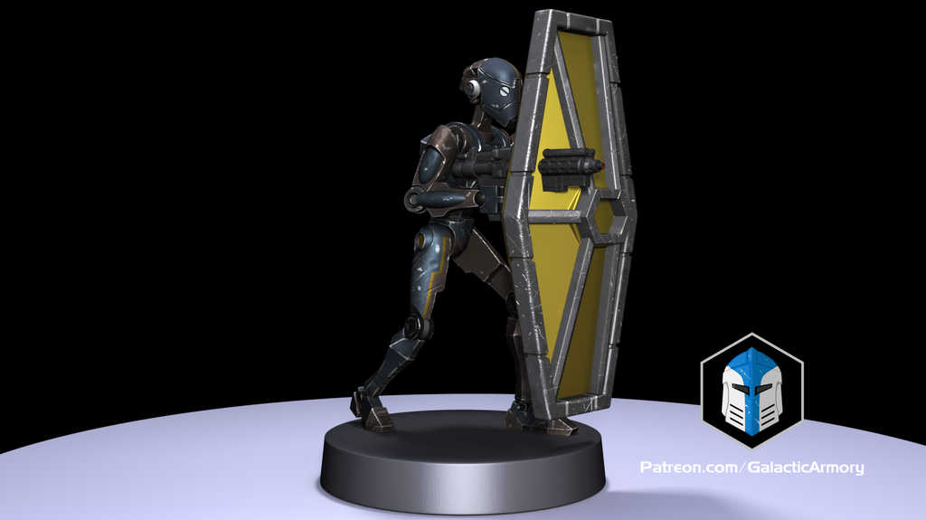1:48 Scale Battle Droid Army - BX Commando Droids - 3D Print Files ...