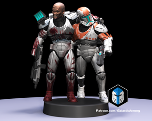 1:48 Scale Republic Commando Miniatures - 3D Print Files