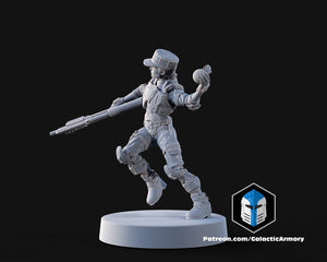 1:48 Scale Halo UNSC Marine Miniatures - 3D Print Files