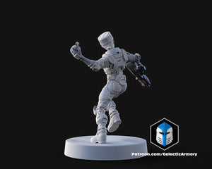 1:48 Scale Halo UNSC Marine Miniatures - 3D Print Files