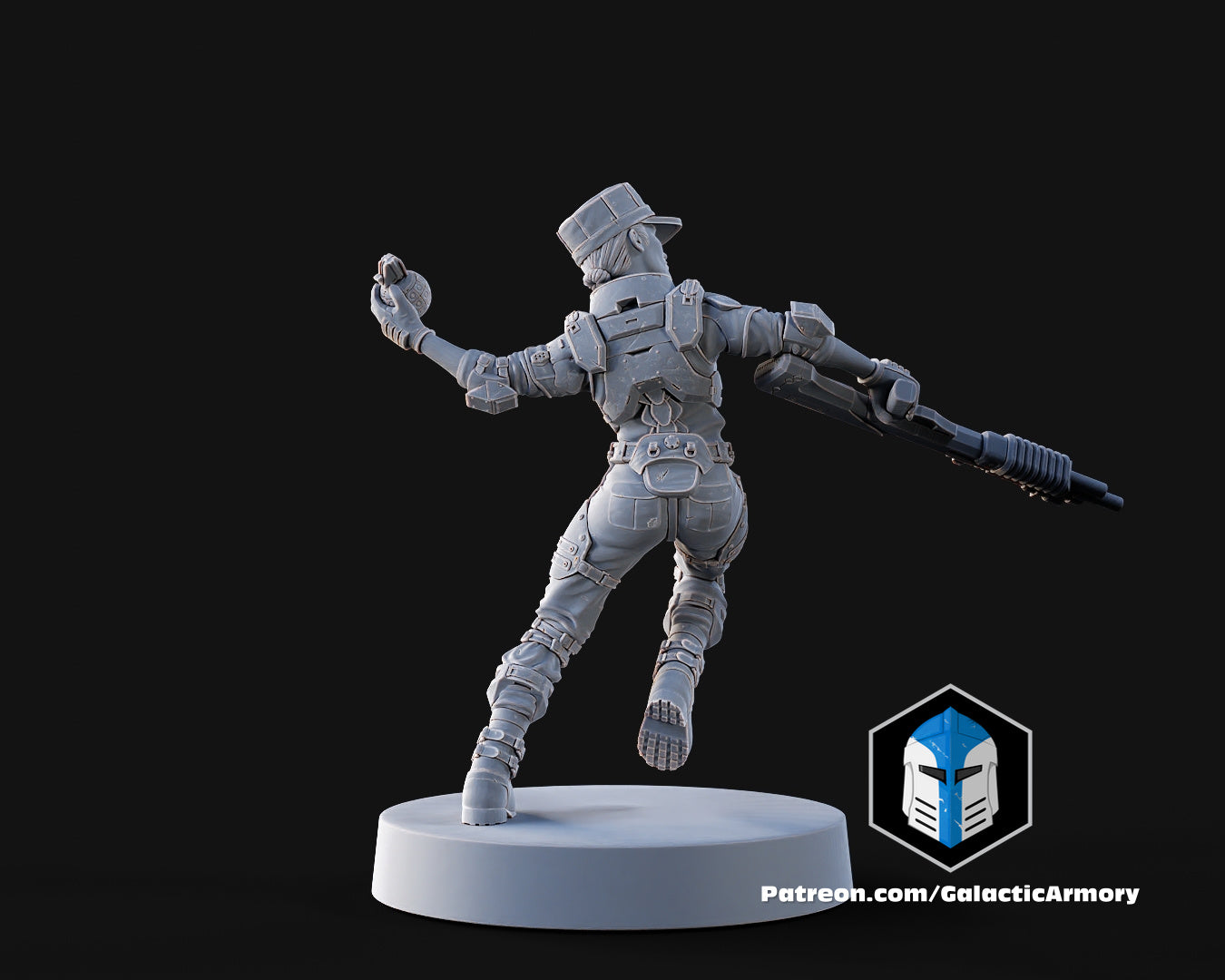 1:48 Scale Halo UNSC Marine Miniatures - 3D Print Files