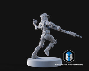 1:48 Scale Halo UNSC Marine Miniatures - 3D Print Files