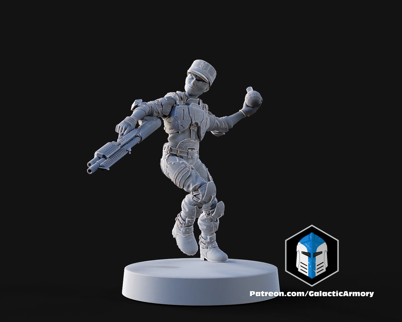 1:48 Scale Halo UNSC Marine Miniatures - 3D Print Files