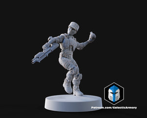 1:48 Scale Halo UNSC Marine Miniatures - 3D Print Files