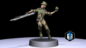 1:48 Scale Halo UNSC Marine Miniatures - 3D Print Files