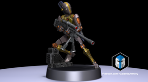 1:48 Scale Battle Droid Army - BX Commando Droids - 3D Print Files