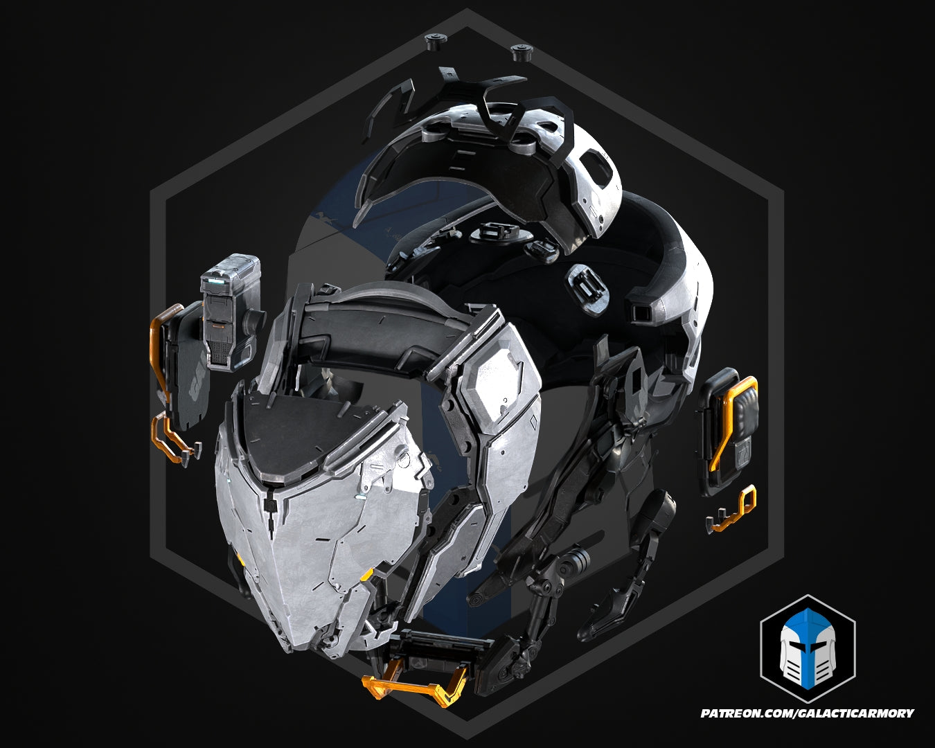 Pragmata Helmet - 3D Print Files – Galactic Armory
