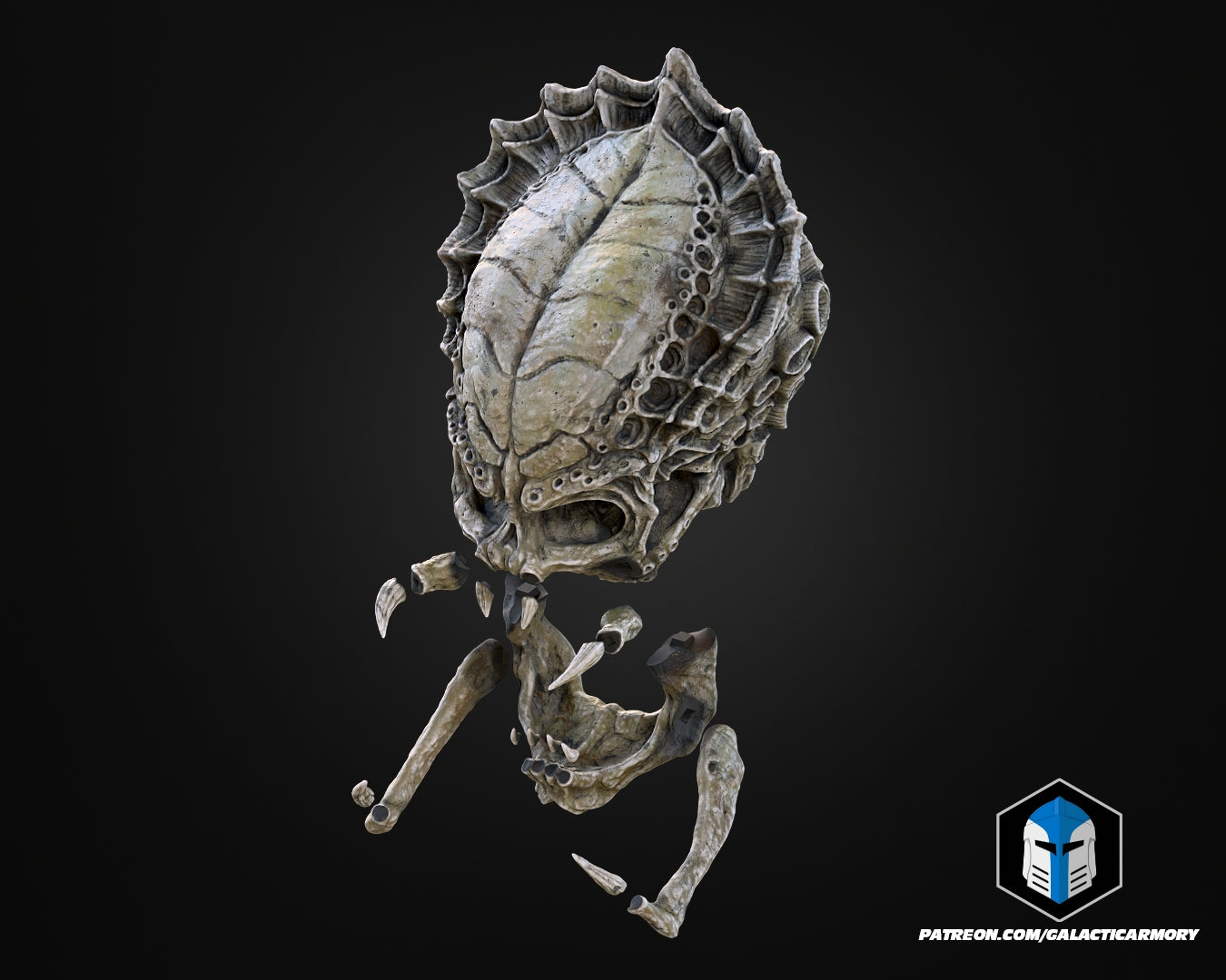 Predator Skull Trophy - 3D Print Files